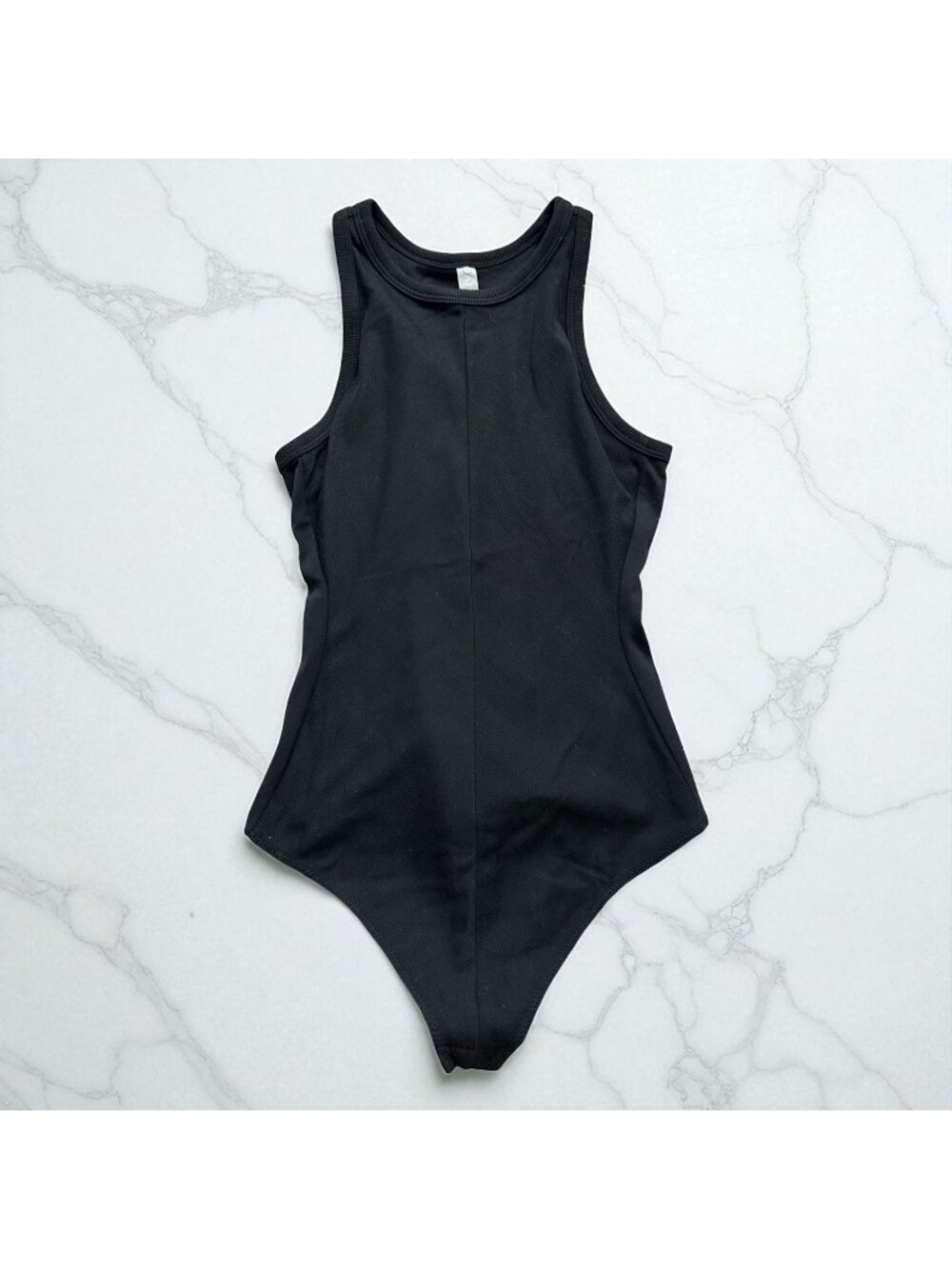 ATHLETA Women's Black High Neck Bodysuit Size XS